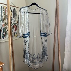 Vintage Mesh Kimono